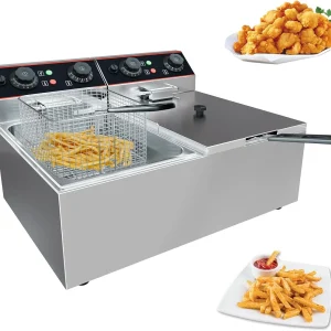 Commercial Electric Deep Fryer with Baskets
