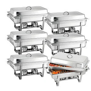 Dish Buffet Set Stainless Steel Food Warmer Kit