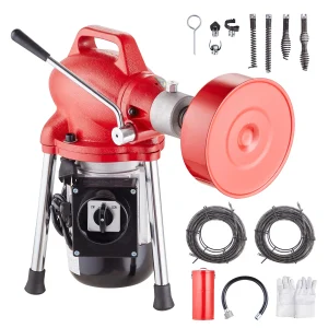 SucceBuy Drain Cleaner Machine 370W/250W
