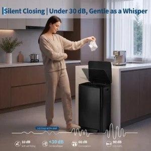 13 gal Stainless Steel Kitchen Trash Can